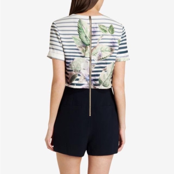 TED BAKER | Intia Peony Playsuit - Picture 9 of 12